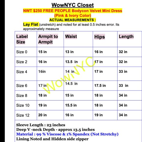 FREE PEOPLE Dress Pink Cocktail Long Sleeves V Neck Mini Velvet Cocktail Party - Picture 6 of 11